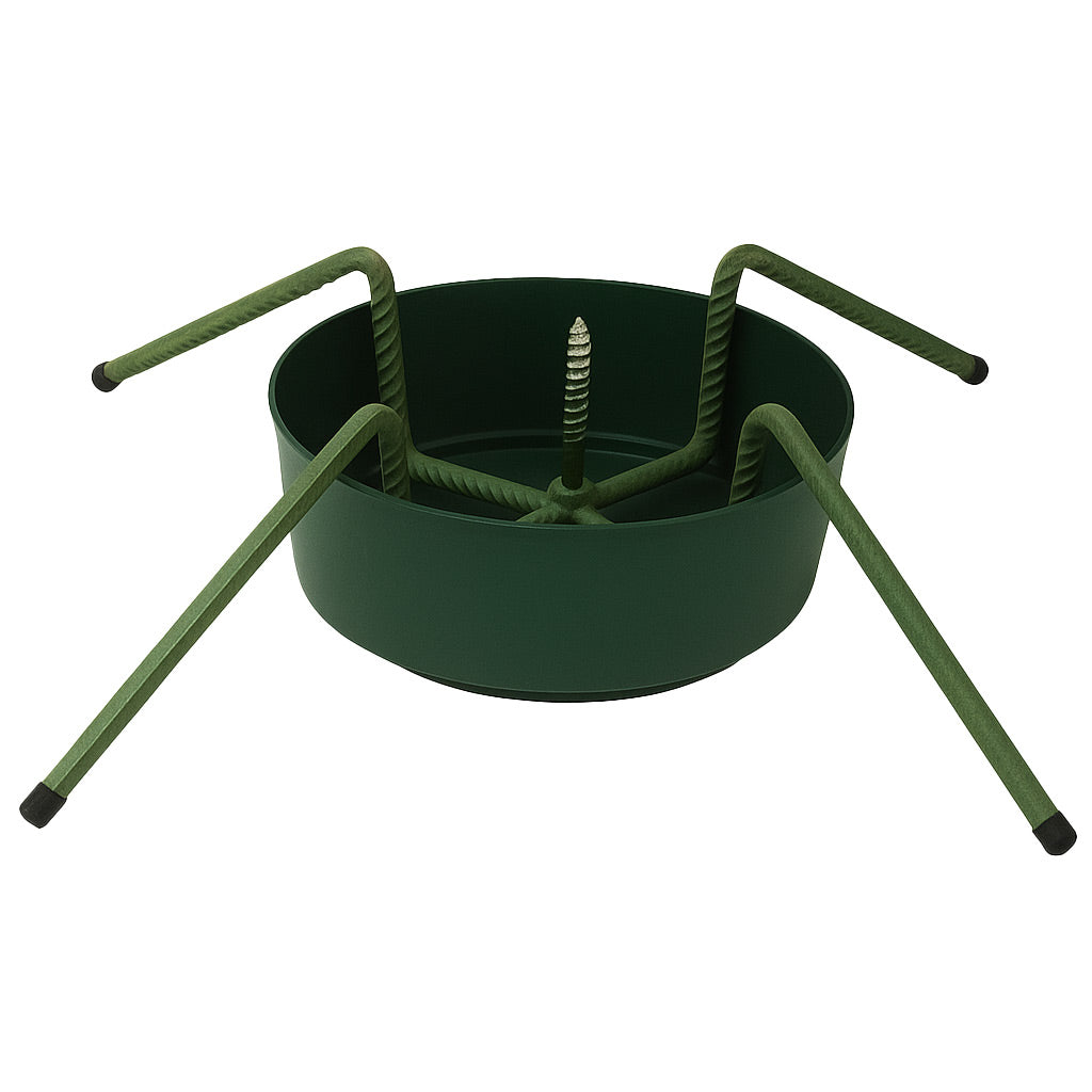 Christmas Tree Screw-In Stand with Water Holder – Secure & Convenient